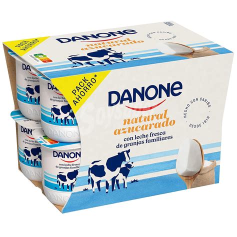 Danone Yogur Natural Azucarado Elaborado Con Fermentos Naturales X