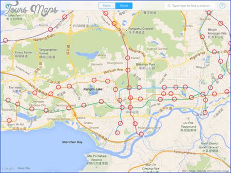 Shenzhen Rail Map