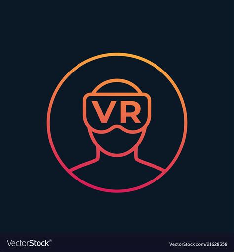 Vr Virtual Reality Icon Royalty Free Vector Image