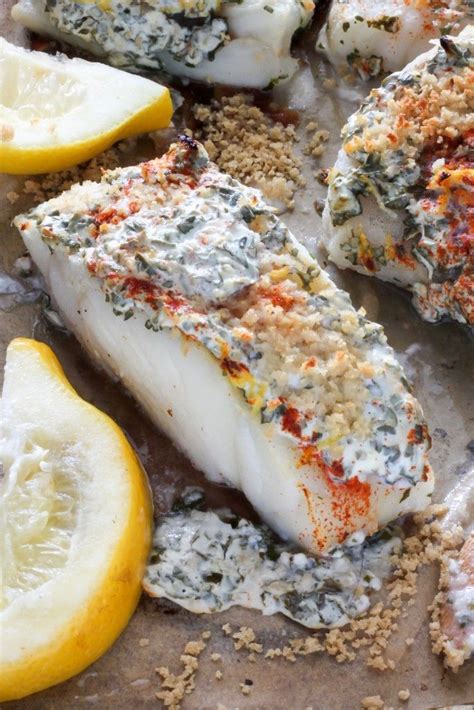 20 Minute Lemon Garlic And Herb Baked Cod Baker By Nature Recipe