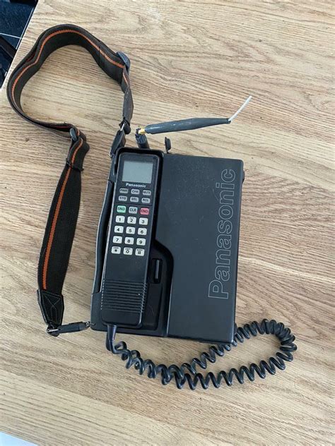 Vintage Panasonic Ef 6151eb Transportable Brick Mobile Phone In