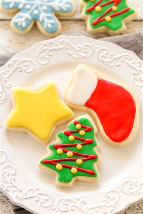 So when i was at the store last night i saw a roll of pillsbury sugar cookie dough and noticed it could. Soft Christmas Cut-Out Sugar Cookies - Live Well Bake Often