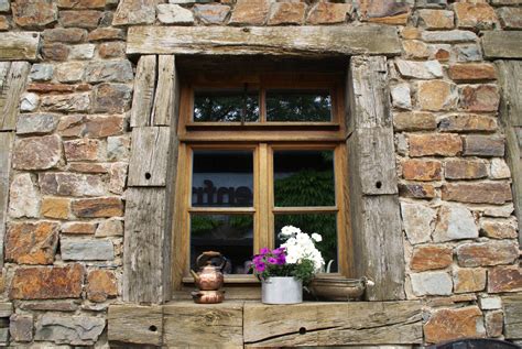 Free Images Rock Wood Window Building Old Home Cottage Frame