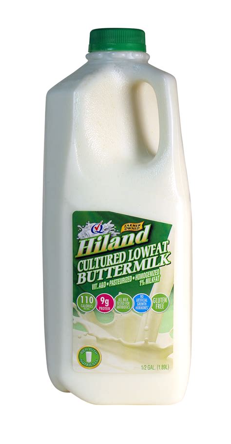 Hiland Lowfat Buttermilk Half Gallon Hiland Dairy