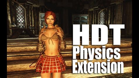 Skyrim Mods Watch HDT Physics Extension YouTube