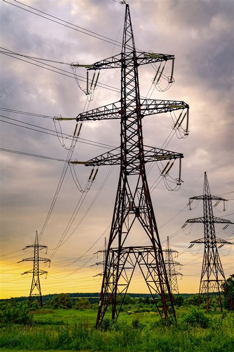 Poste De Alta Tensão