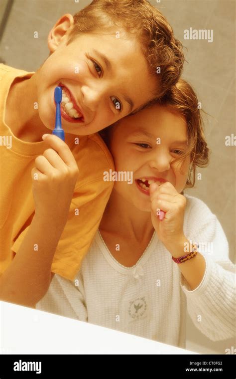 Dental Hygiene Child Stock Photo Alamy