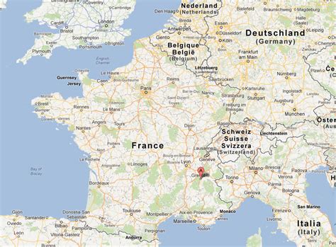 Grenoble Carte Et Image Satellite
