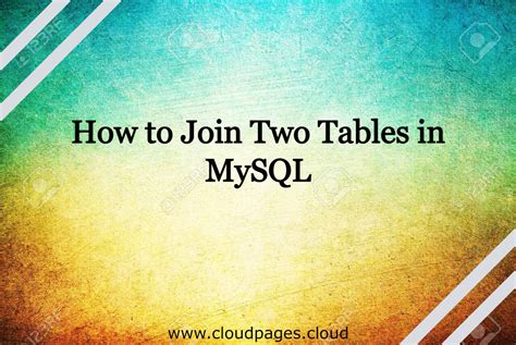 Band Monument Farmacologie How To Connect Two Tables In Mysql Fizician