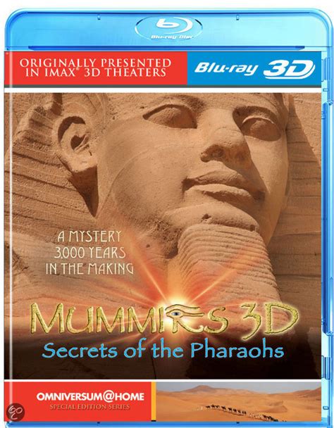mummies secrets of the pharaohs imax 3d blu ray elana drago crispin