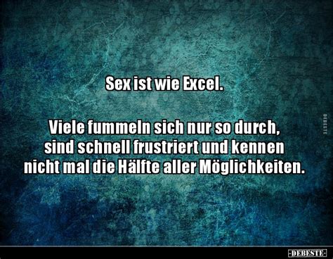 Sex Ist Wie Excel Viele Fummeln Sich Nur So Durch Lustige Bilder