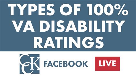 Types Of 100 Va Disability Ratings Cck Law Va Disability Va