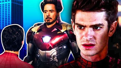 andrew garfield says his spider man would not like robert downey jr s iron man