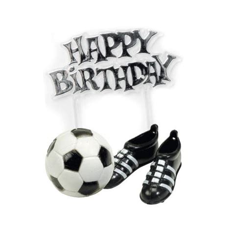 Ich hoffe euch hat das. Kuchendeko "Fußball zum Geburtstag" 4-tlg. günstig kaufen ...