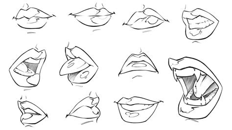 Anime Mouth Reference Creating Expressive And Lifelike Lips Art