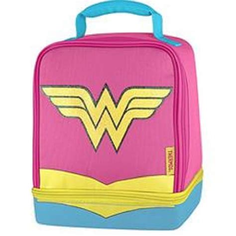 Thermos Wonder Woman With Cape Dual Compartment Lunch Kit Insulated