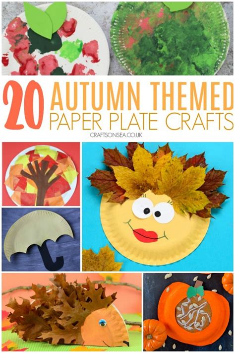 20 Fun Fall Paper Plate Crafts Crafts On Sea