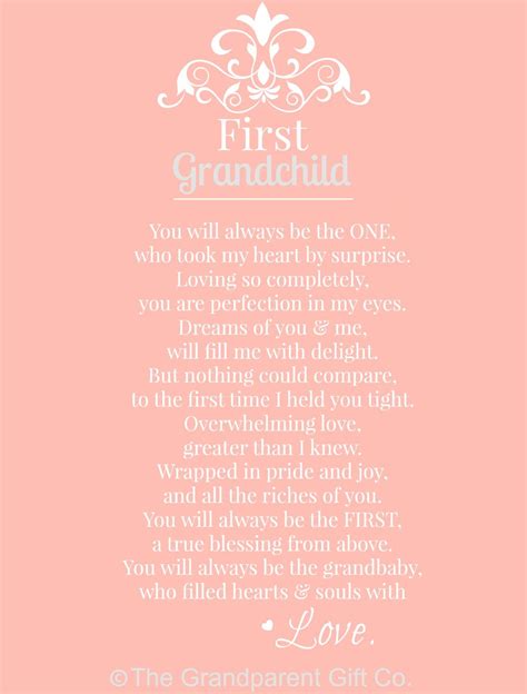 First Grandchild Poem The Grandparent T Co Quotes About