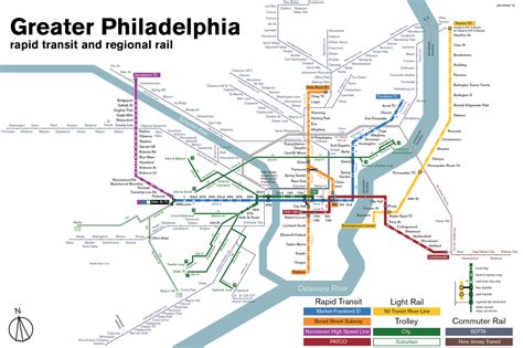 I Redesigned The Septa Map To Include Patco And Nj Transit And R