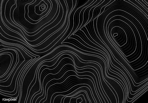 Premium Vector Of Black And White Abstract Map Contour Lines