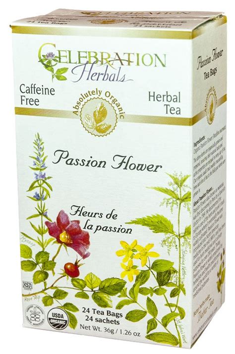 Celebration Herbals Passion Flower 24 Tea Bags Vitamin Plus