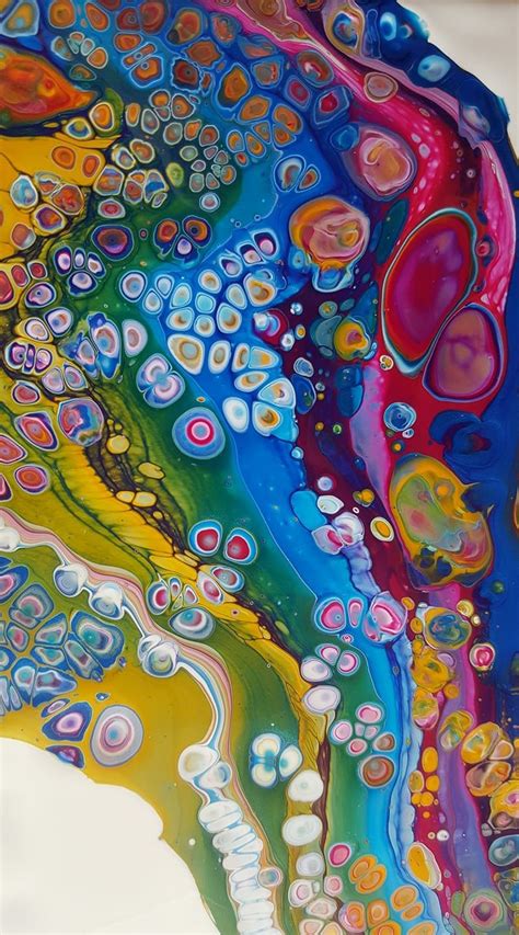 Fluid Acrylic Painting By Nadine Charron Acrylic Pouring Art Pouring