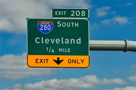 Highway Exit Sign Stock Photos Pictures And Royalty Free Images Istock