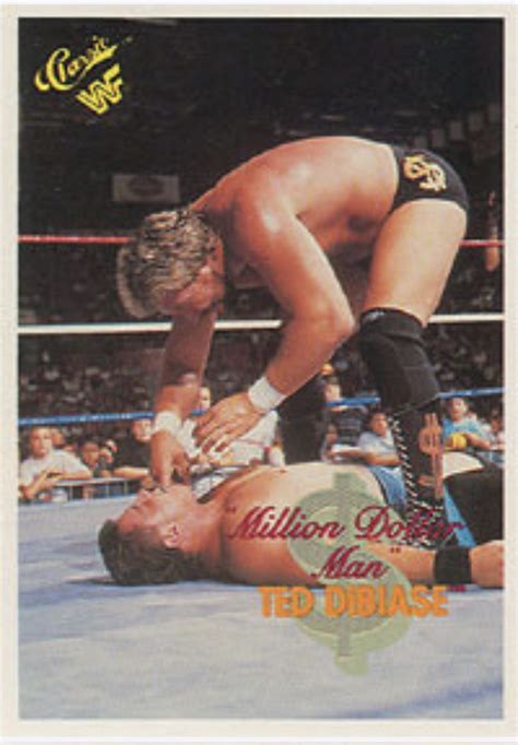 1989 Classic Wwf Trading Card 64159 Ted Dibiase In 2023 Ted Wwf