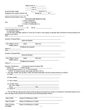 Siyatec executors makes this process easy and simple for clients by using our online platform. letters of testamentary ny - Fillable & Printable Online Forms Templates to Download in PDF ...