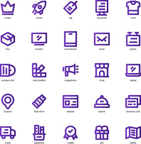 Brand Identity Icon Pack For Your Website Design Logo App Ui Brand