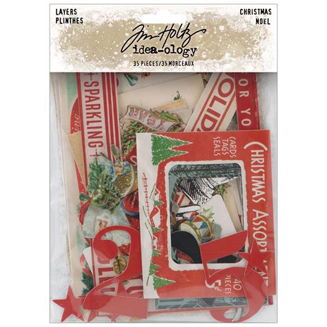 Tim Holtz Idea Ology Christmas 2022 Layers 35pkg 040861942880