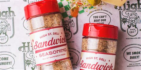 High Street Famous Sandwich Seasoning High Street Deli Sandwich