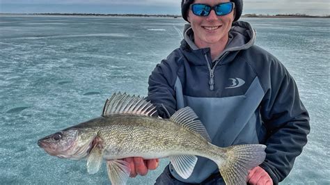 Aggressive Ice Walleye In Shallow Water Jason Mitchell Outdoors