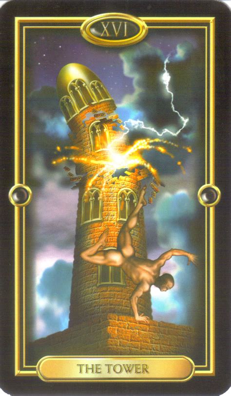 The tower card is a major arcana card, and in the upright position, signals a period of upheaval and unexpected change. Anthony Mezzapelle: Tarot Cards : The Tower