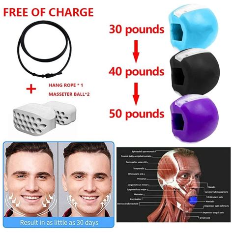 Tsang Jaw Exercise Ball Face Masseter Silica Gel Jawline Muscle Training Fitness Ball Neck Face