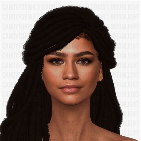 Mod The Sims Wcif These Zendaya Dreads Sims 4 Curly H