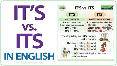 Its Vs Its What Is The Difference English Grammar Lesson Youtube