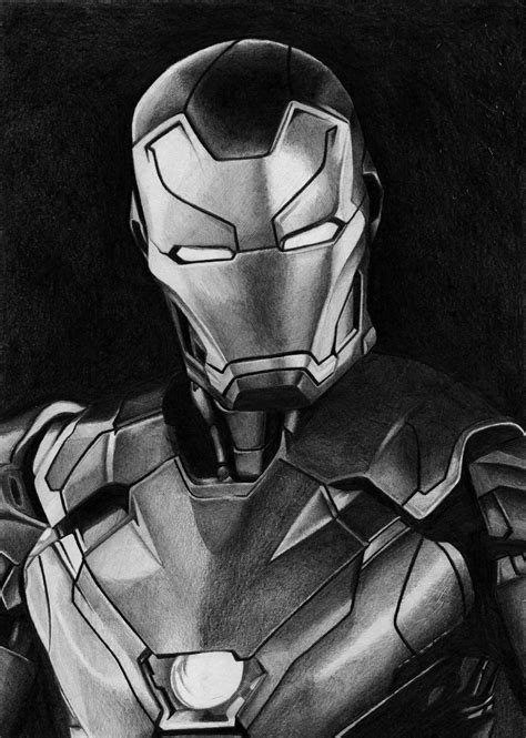 How To Draw Iron Man Face At Drawing Tutorials