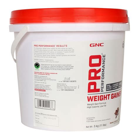 Pro performance weight gainer 2200 gold supplies that extra calories you need to put on the added kilograms you want. Buy GNC Pro Performance Weight Gainer Powder - Double ...