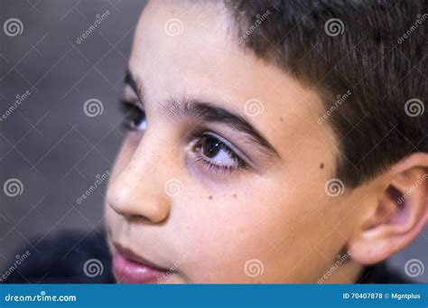 Eyes Of A Boy Stock Photo Image Of Long Lashes Male 70407878