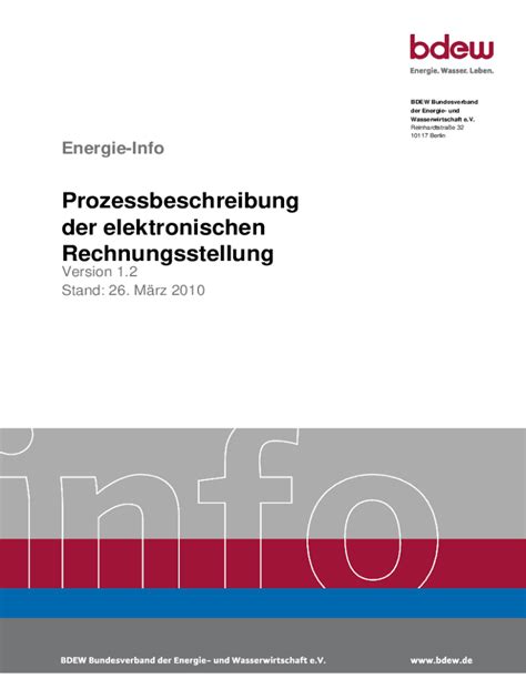 Ausf Llbar Online Prozessbeschreibung Der Elektronischen Rechnungs