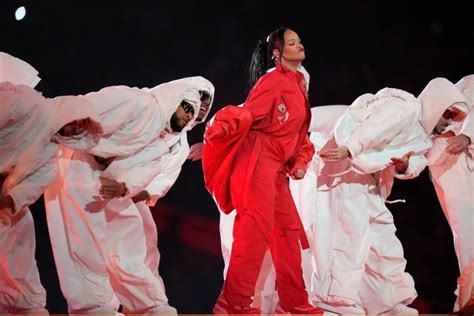 Rihanna Replays The Hits During A Red Hot Super Bowl Halftime Show CBC News
