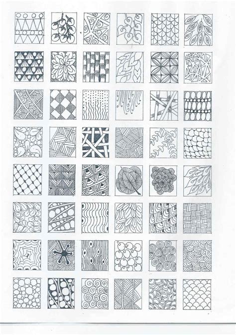 22 Unique Designs To Draw Easy Pattern Zen Tangles Prekhome