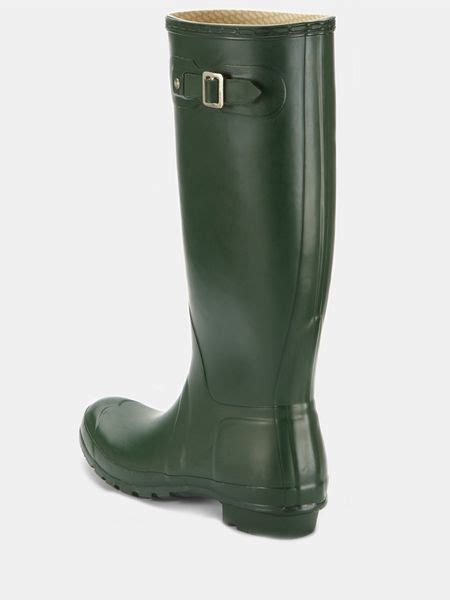 Hunter Unisex Original Tall Wellington Boots In Green For Men Natural