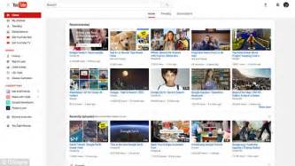 Youtube Unveils New Desktop Site With A Simpler Design Daily Mail Online