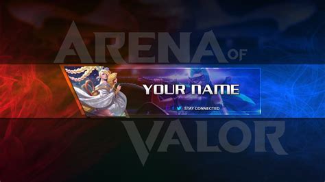 I just thought to share one with you today. Create Youtube banner for the AOV, ROV game