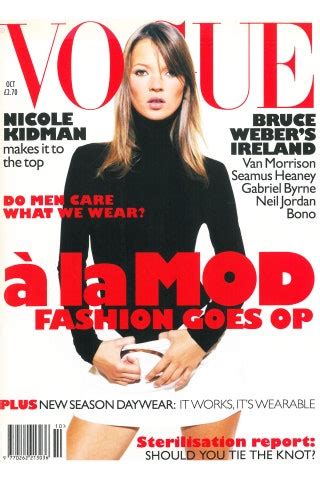 Kate Moss On The Cover Of Vogue British Vogue British Vogue