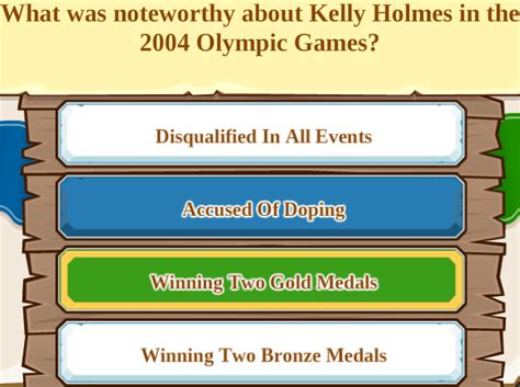 Stian the 1.35m (5ft 4ins) statue was unveiled in dame kelly's home town of pembury, kent, but has been. What was noteworthy about Kelly Holmes in the 2004 Olympic ...
