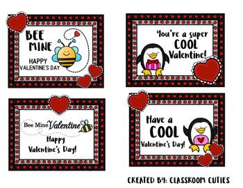 Teacher valentine gifts and cards. Printable Teacher Valentine's Day Cards by Classroom Cuties | TpT