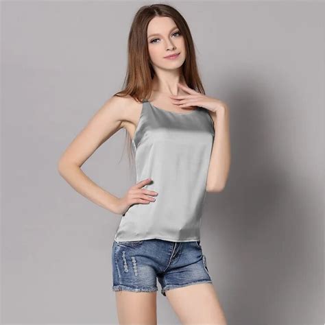 2019 Korean Fashion Harajuku Summer Silk Crop Top Halter Camis Shirt Sexy Basic Blusa Plus Size